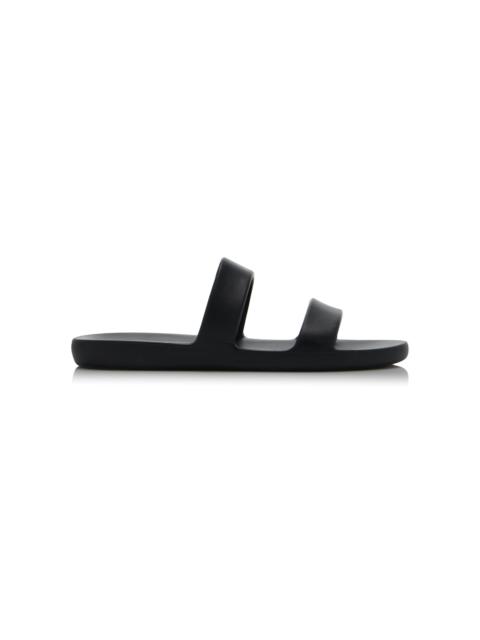The Row Foam Sandals black