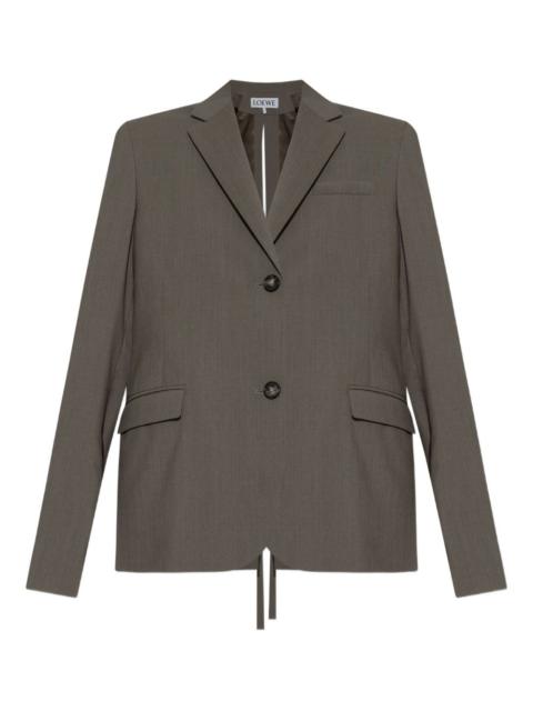 Loewe Loewe Women Wool Single-Breasted Jacket