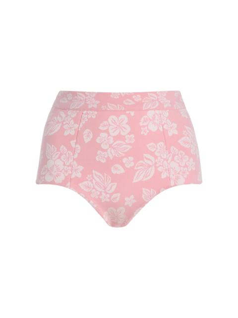 HIGH SPORT Exclusive Riviera Floral Mini Shorts pink