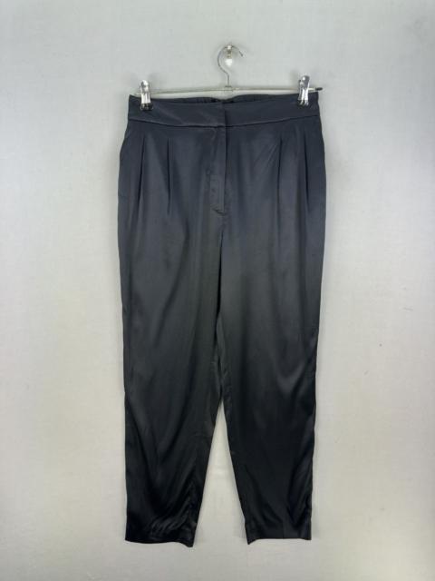 Yohji Yamamoto PLST by Yohji Yamamoto Silk Trouser Pants