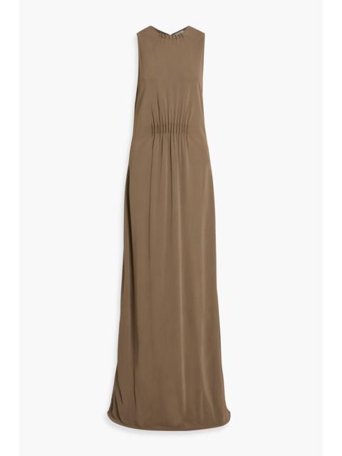 FFORME Dillon pintucked crepe maxi dress