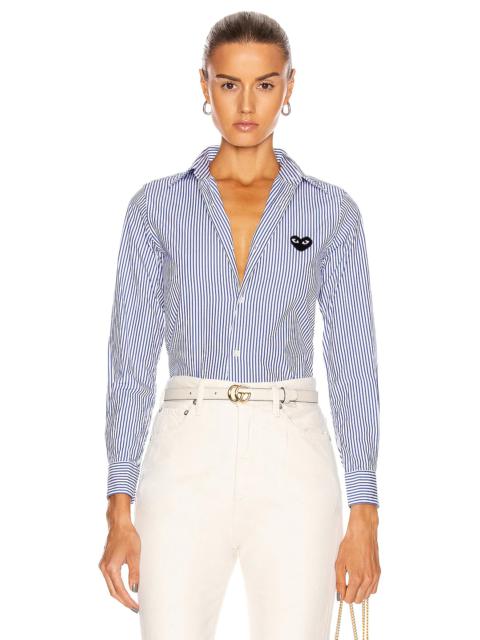 Comme des Garçons PLAY Striped Shirt