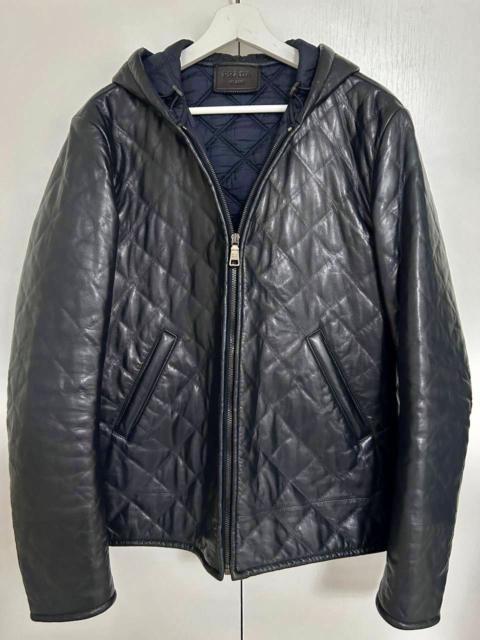 Prada Prada Mainline Luxurious Dark Ink Nappa Lamb Quilted Jacket