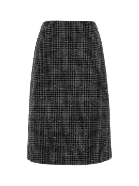 FENDI Fendi Women Embroidered Tweed Skirt
