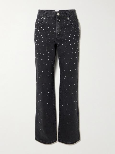 Isabel Marant Brinsa Studded High-rise Skinny Jeans
