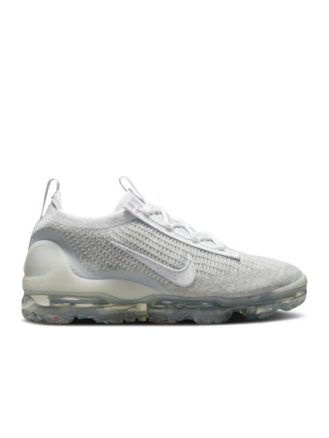 Nike WMNS AIR VAPORMAX 2021 FLYKNIT 'WHITE PURE PLATINUM'