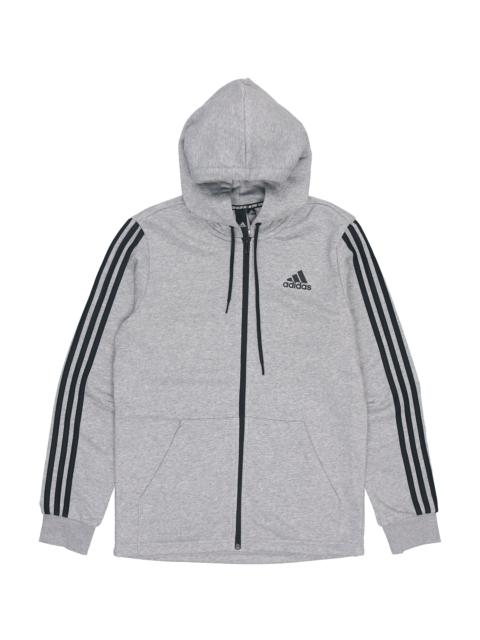 adidas Basic Side Sleeve Stripe Hooded Jacket Gray DQ1454