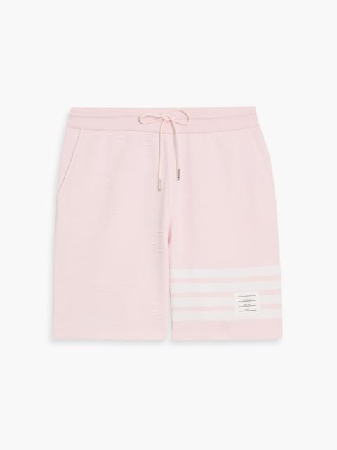 Thom Browne Striped ribbed cotton shorts