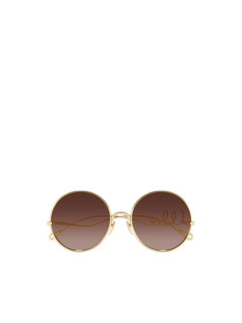 Chloé Chloé Gold Sunglasses Women