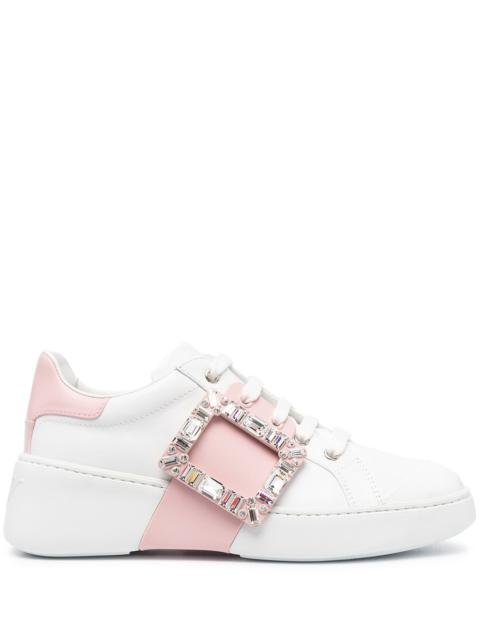 Roger Vivier Roger Vivier Women Viv Skate Leather Sneakers