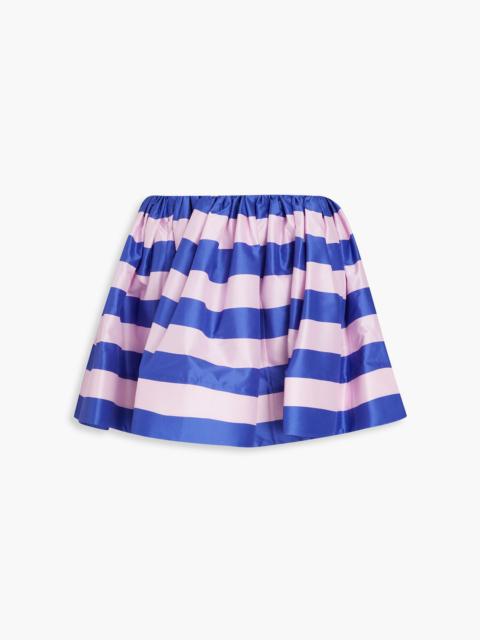 Zimmermann Striped silk mini skirt