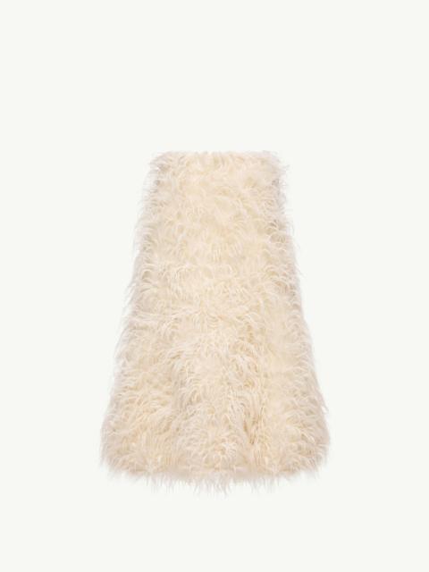 Jil Sander Moncler + JIL SANDER Textured Wool Blend Midi Skirt