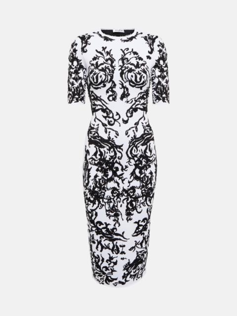 Alaïa Printed midi dress