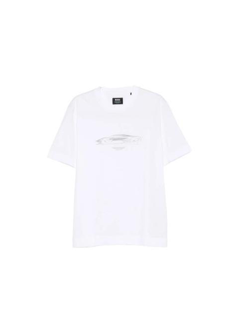 BOSS Boss White T-Shirts & Vests - T-Shirts Men