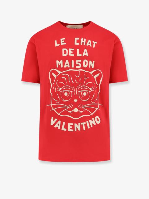 Valentino Valentino Le Chat De La Maison Cotton T-Shirt