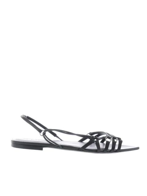 NENSI DOJAKA Corset Sandal Flat Black