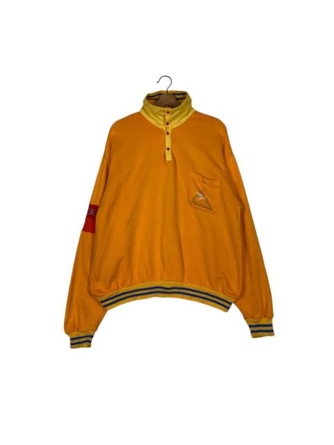 O'Neill O’NELL Half Button Turtleneck Yellow Sweatshirt #1201-C55