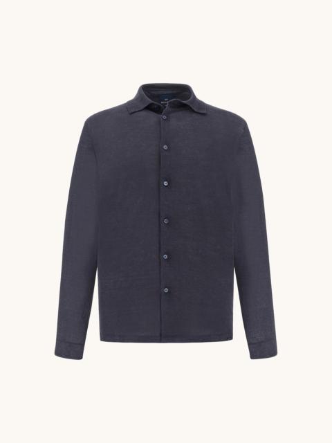 Paul & Shark PURE LINEN JERSEY SHIRT