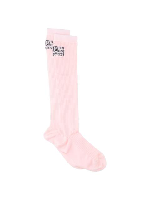 MM6 Maison Margiela 'numeric' Socks