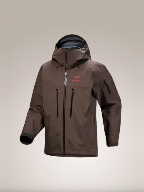 Arc'teryx Alpha SV Jacket in Carob/Black/Dynasty