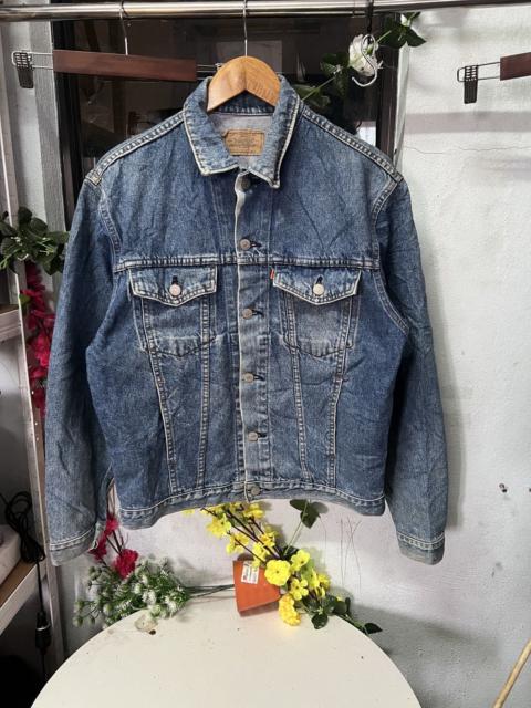 Levi's Vintage Trucker Levis Denim Orange Tag