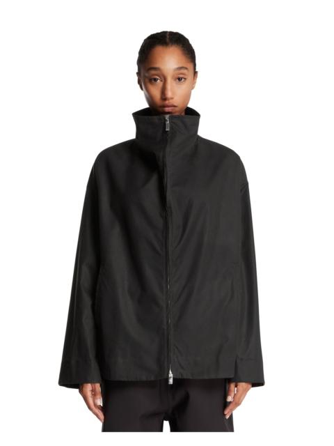 TOTEME Black Velvet-Trimmed Jacket