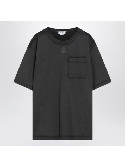 Alexander McQueen Faded black Skull T-shirt
