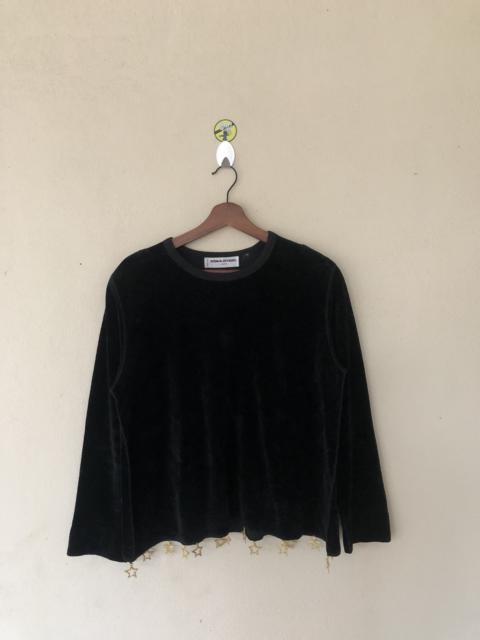 Other Designers Vintage - Sonia Rykiel Golden Star Velvet Sweatshirt