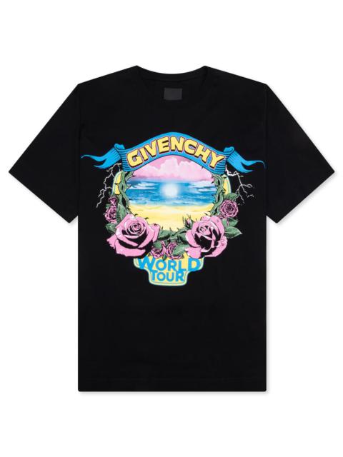Givenchy WORLD TOUR T-SHIRT - BLACK