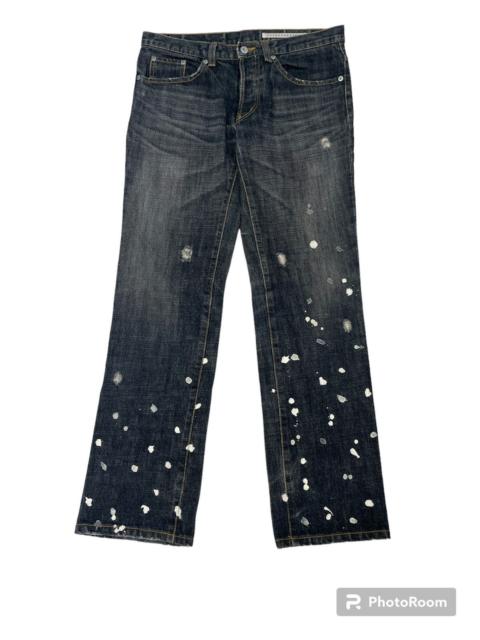 Other Designers Issey Miyake - Rare💥Vintage Sunaokuwahara Paint Split Distressed Jeans