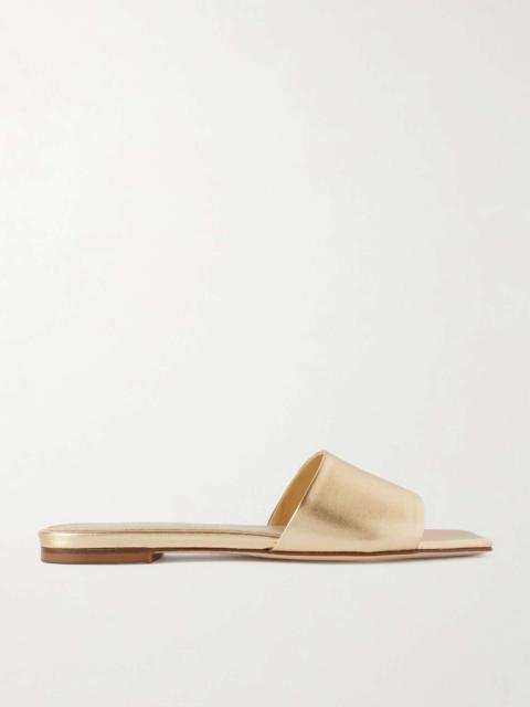 Anna leather sandals Gold