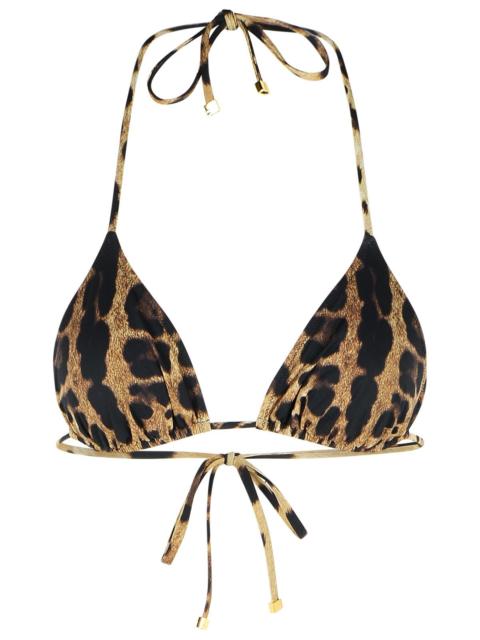Dolce & Gabbana Dolce & Gabbana Leopard Print Swimsuit In Polyamide Blend Women
