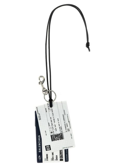 Balenciaga Men 'Train Ticket' Keyring