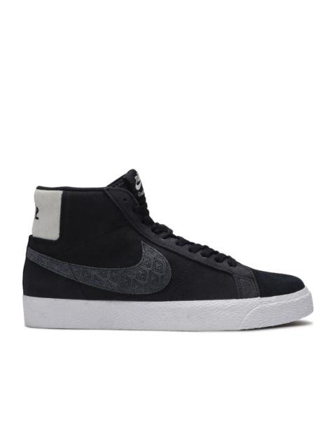 Nike GNARHUNTERS X ZOOM BLAZER MID SB 'BLACK'