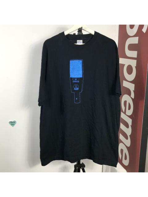 Other Designers Vintage 2000's AKG Microphones Sound Black T-Shirt