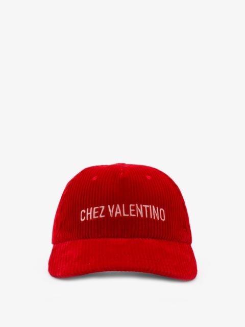 Valentino Valentino Garavani Men Corduroy Baseball Hat