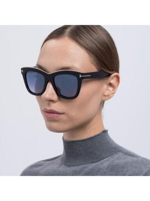TOM FORD Tom Ford JULIE Women Sunglasses Black Gradient Smoke Cat Eye FT0685 01C NEW