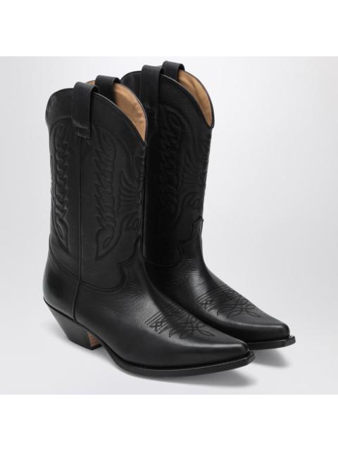 MM6 Maison Margiela Black Florence cowboy boots