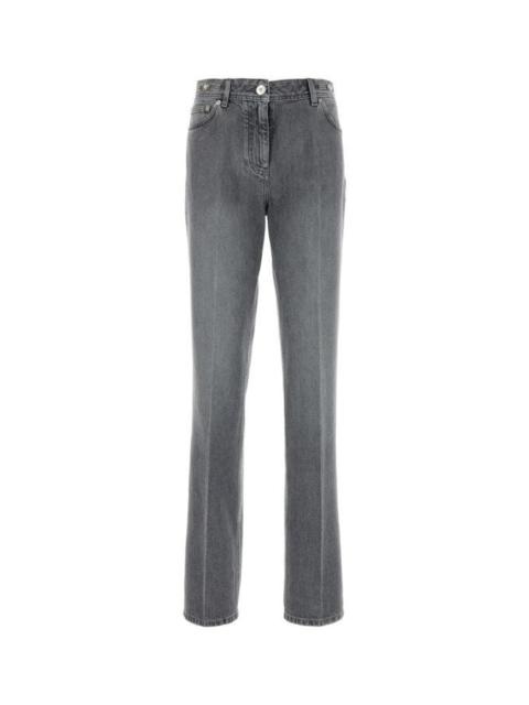 Versace Woman Dark Grey Denim Jeans