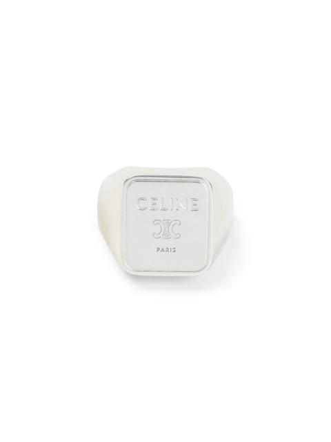 CELINE Celine Square Signet Ring Men