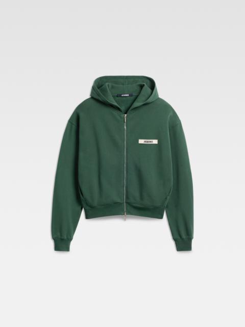 JACQUEMUS The Gros Grain zipped hoodie