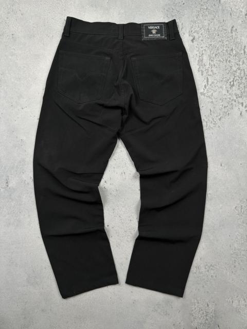 VERSACE JEANS COUTURE Versace Jeans Couture Vintage Black Nylon Pants Lux 90s 00s