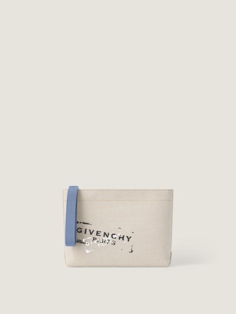Givenchy GIVENCHY TOTE POUCH IN CANVAS