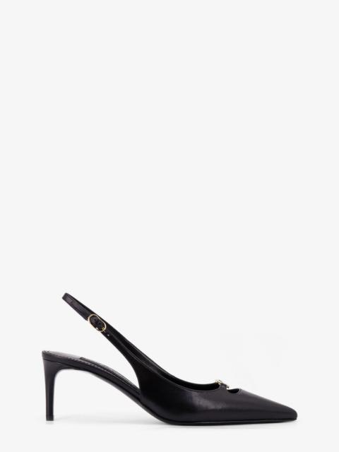 Dolce & Gabbana Leather Slingback Pumps