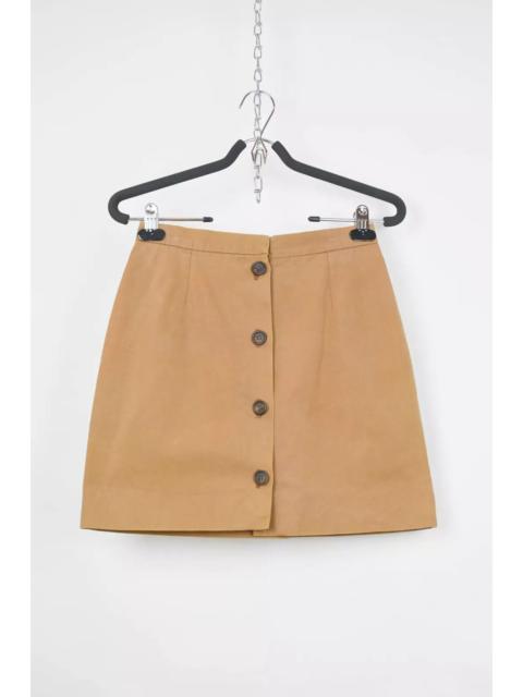 Prada Prada A-Line Front Button Mini Skirt