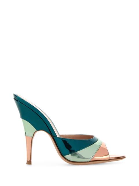 Gianvito Rossi Gianvito Rossi Women Multicolor Leather Marea Mules