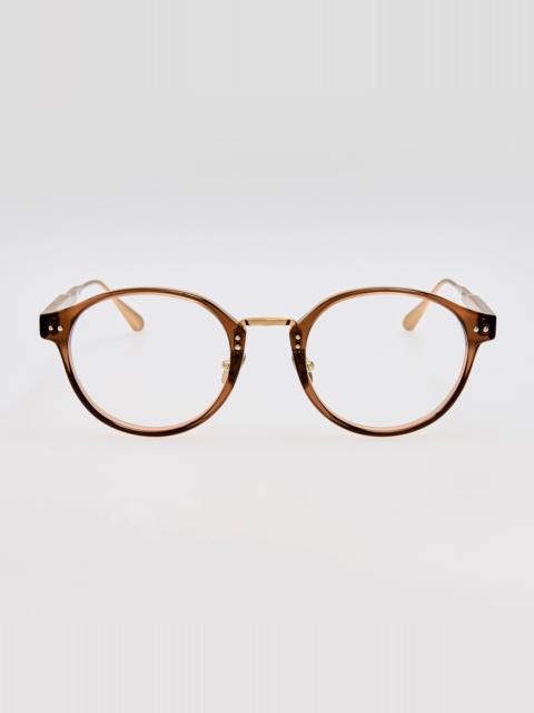 LINDA FARROW Marco Optical in Brown