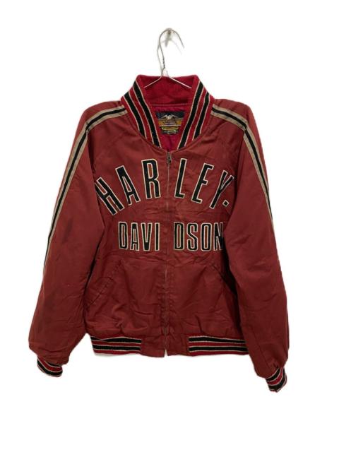 Other Designers VINTAGE HARLEY DAVIDSON JACKET SPELL OUT VARSITY STYLE