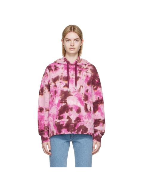 AMI Paris Pink Cotton Hoodie