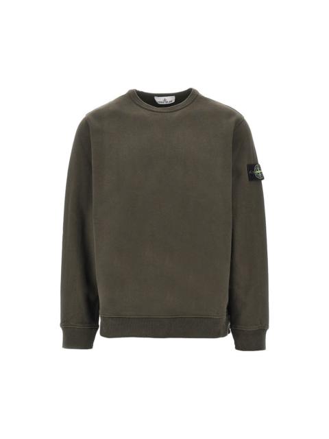 Stone Island Stone Island Crewneck Cotton Sweatshirt Green Men